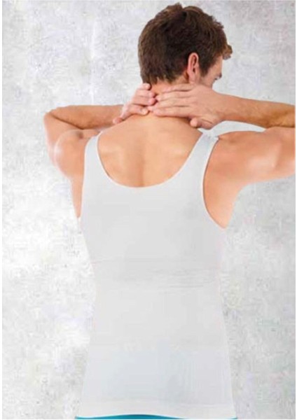 Erkek Beyaz Formtıme Korse Atlet 6200