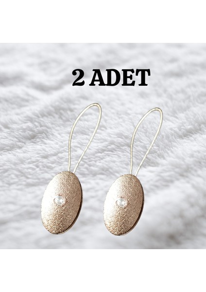 Mıknatıslı Perde Tokası Krem Perde Tokası 2 Adet