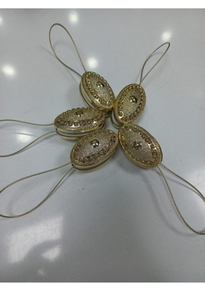 Mıknatıslı Perde Mandalı 5 Lı Sarı