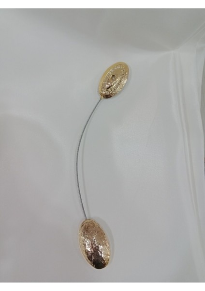 5 Adet Altın Renk - Mıknatıslı Perde Toplayıcı Mandal modelleri