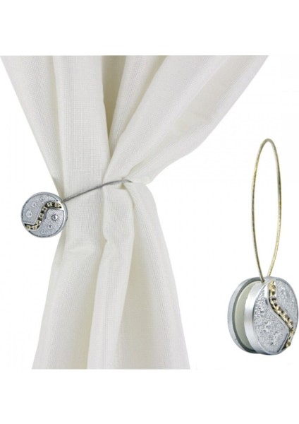 Mıknatıslı Perde Tutma Mandalı 10 Lu