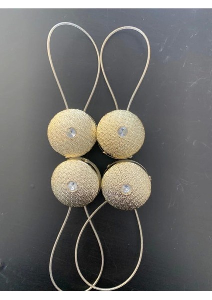 Mıknatıslı Perde Tokası-Perde Mandalı-Mıknatıslı Perde Tutacağı 4 Adet