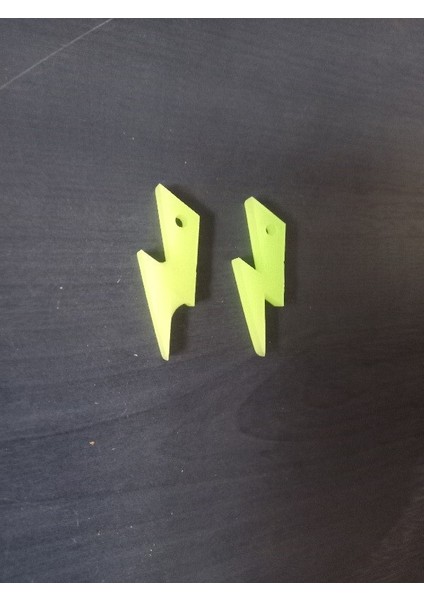 Fosforlu Duvar Saati Çap 25 cm Karanlıkta Parlayan Fosforlu Şimşek Küpe Seti indirimleri