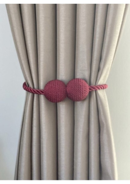 Kırmızı Mıknatıslı Perde Mandalı Tokası