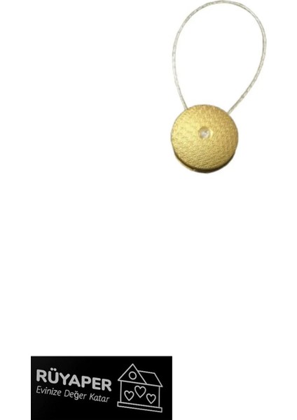 Mıknatıslı Perde Tokası-Perde Mandalı-Mıknatıslı Perde Tutacağı Gold