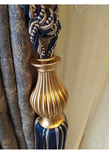 Fon Perde Toplama Aparatı Kornişe Takmatik Tavan Braçolu Perde Aksesuarı Perde Süsü (2 Adet) modelleri