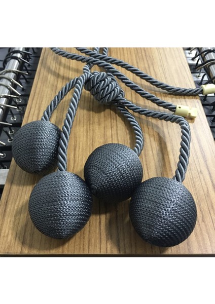 Fon&kruvaze Perde Bağlama Aparatı Gri Tek Adet modelleri