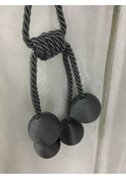 Fon&kruvaze Perde Bağlama Aparatı Gri Tek Adet fırsatları