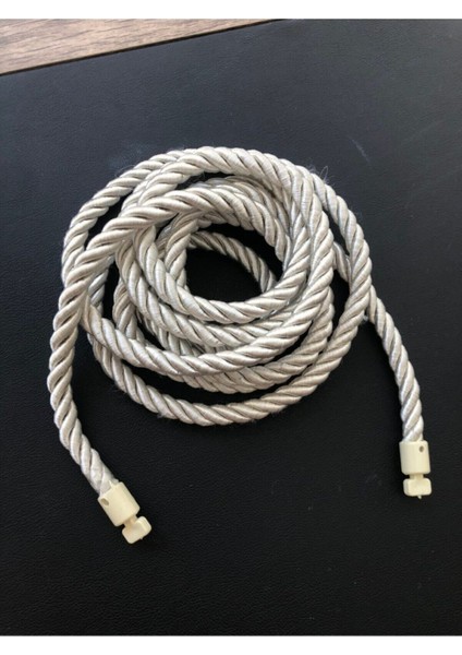 Ekru Renk Perde Toplama Kordonu-Perde Toplama Ipi-Tavan Toplama