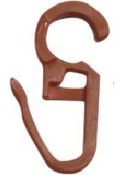 Perde Aksesuarları Plastik Rustik Klipsi 100 Adet