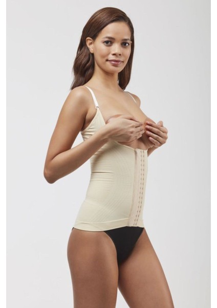 Kadın Ten Agraflı Atlet Bel Korse Toparlayıcı ve Sıkılaştırıcı Korse 975 fiyatları