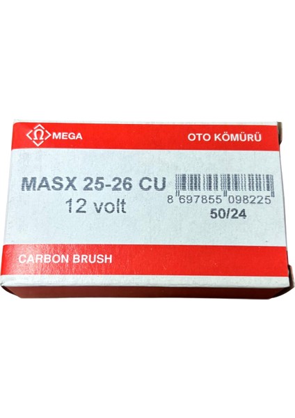 Masx 25-26 Cu Marş Kömürü Mako Tip 1 Adet Fiyatı