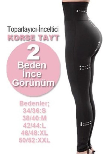 Kadın Siyah Korse Tayt fiyatları