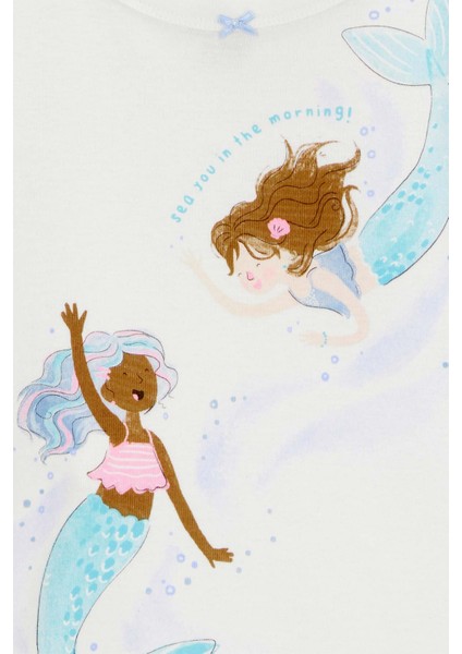 Küçük Kız Çocuk Pijama Set 4'lü Paket modelleri