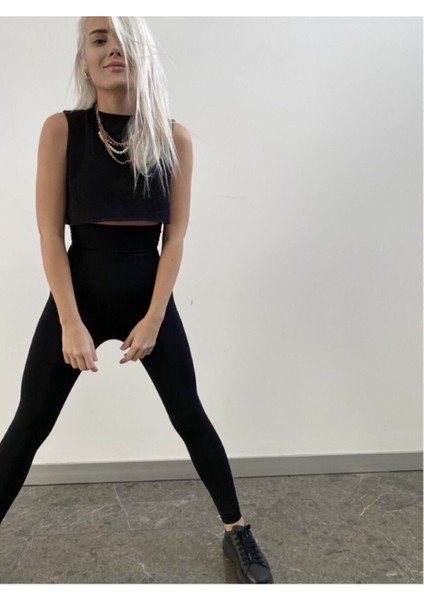 Kadın Siyah Korse Tayt fırsatları