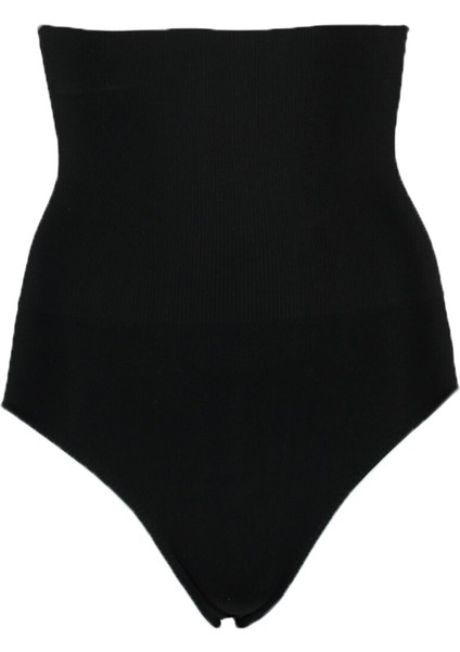 Kadın Uzun Göbek Toparlayıcı Külot Korse Siyah 2465