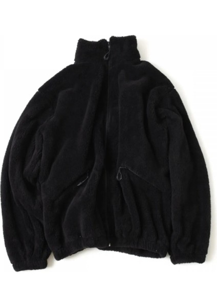 Kadın Oversize Peluş, Polar, Fermuarlı, Teddy Dik Yaka, Sıcak Tutucu Yumuşak Kışlık Ceket fırsatları