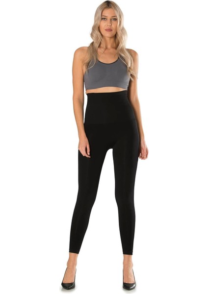 Iki Beden Ultra Yüksel Bel Korse Tayt