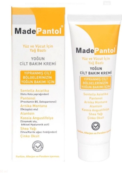 Yağ Bazlı Yoğun Cilt Bakım Kremi 50 ml