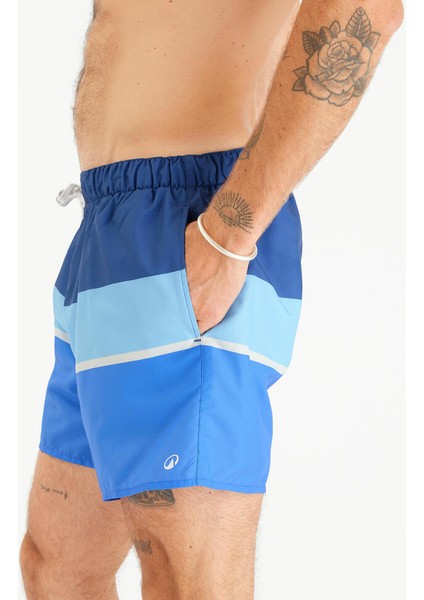 Olaian Erkek Kısa 15" Deniz Şortu - Mavi - Strıppy 100 indirimleri