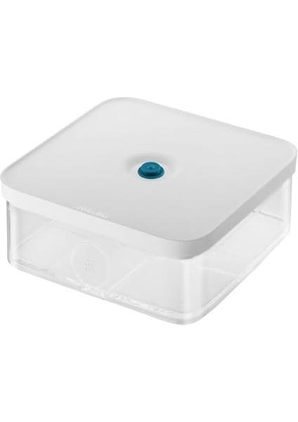 Fresh & Save Cube Vakumlu Saklama Kabı, L, 21 Santimetre, Şeffaf Akdeniz Mavisi