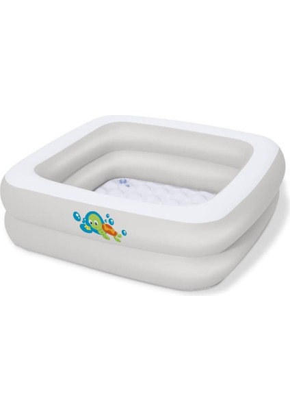 , Kare Bebek Havuzu - Beyaz, 51116, 86 x 25CM, Beyaz