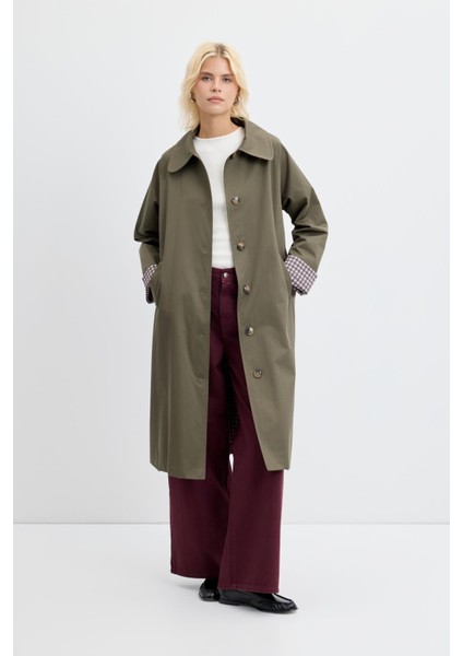 Yüksek Bel Geniş Paça Gabardin Pantolon Bordo indirimleri