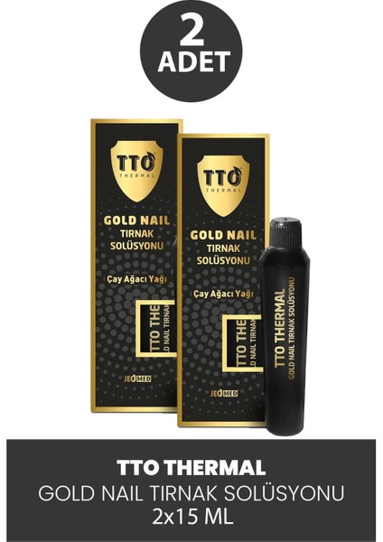 Gold Nail Tırnak Solüsyonu 15 ml 2 Adet