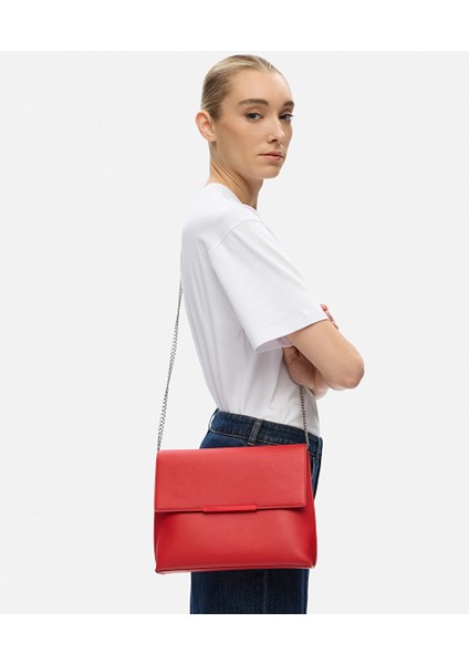 Deri Görünümlü Kapaklı Çanta IW6250052002034 fiyatları