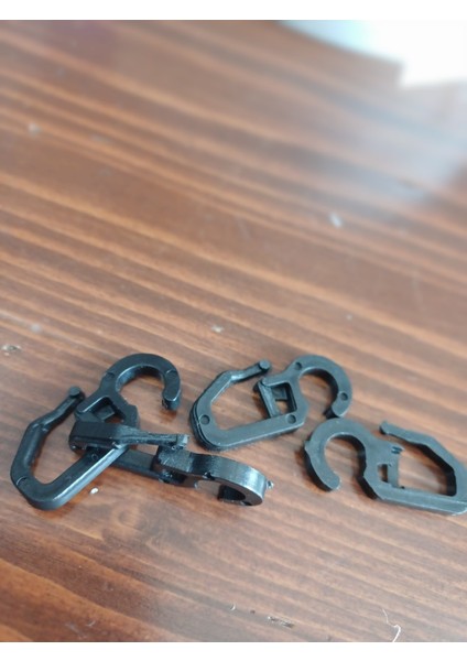 Rustik Perde, Ahşap ve Plastik Halka Klipsi / Düğmesi 25 Adet