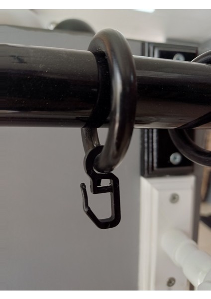 Rustik Perde, Ahşap ve Plastik Halka Klipsi / Düğmesi 25 Adet modelleri