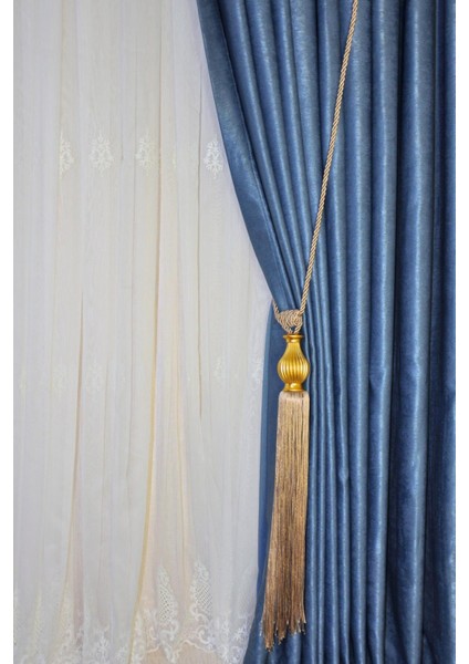 Fon Perde Tavan Bağlama Püsküllü Braçol Kornişe Takmatik Ipli Tavan Perde Aksesuar Vizon fiyatları