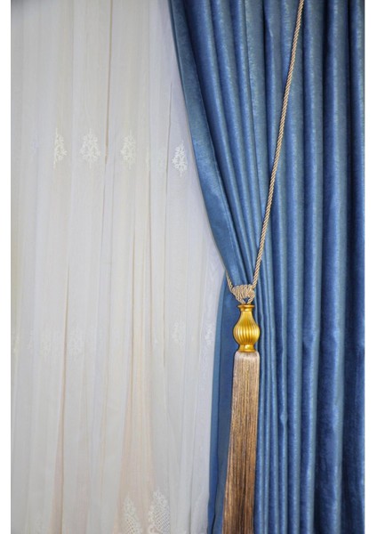 Fon Perde Tavan Bağlama Püsküllü Braçol Kornişe Takmatik Ipli Tavan Perde Aksesuar Vizon fırsatları