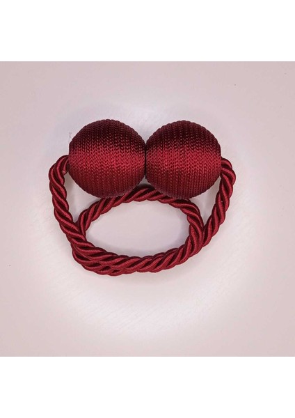 Mıknatıslı Perde Bağlama Aparat Aksesuarı 110-BORDO