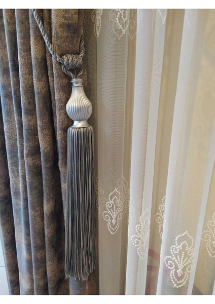 Fon Perde Toplama Aparatı Kornişe Takmatik Antrasit Gri Tavan Braçolu Perde Aksesuarı fiyatları