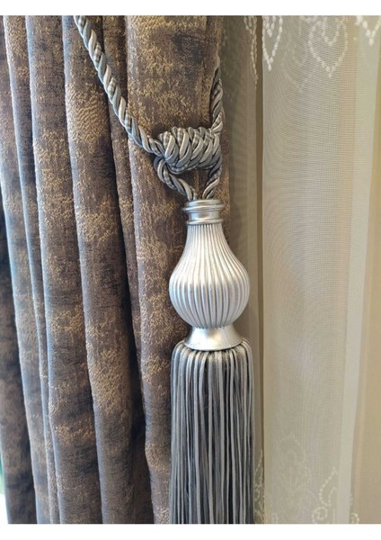 Fon Perde Toplama Aparatı Kornişe Takmatik Antrasit Gri Tavan Braçolu Perde Aksesuarı modelleri