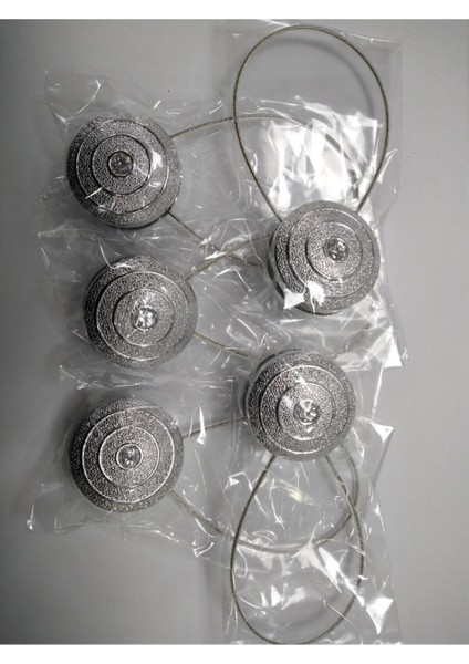 Mıknatıslı Perde Mandalı Perde Tokası (5'li Paket)