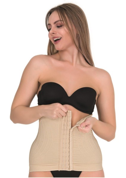 Kadın Ayarlı ve Kancalı Ağraflı Ten Korse modelleri