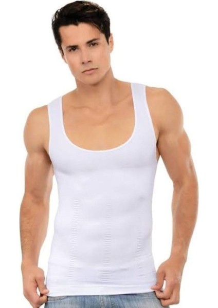 500/ Layza Form Erkek Korse Atlet Beyaz