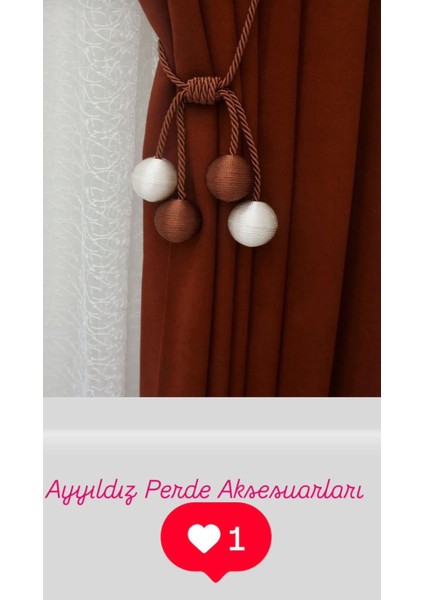 Modern Sarım 4 Toplu Braçol Kornişe Takmatik Ipli Tavan Perde Aksesuarı