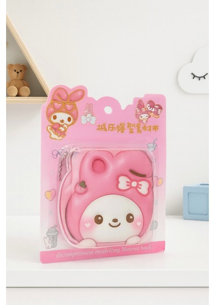 My Melody Not Defteri Zincirli Anahtarlık Hediyelik Defter Puf Kapak