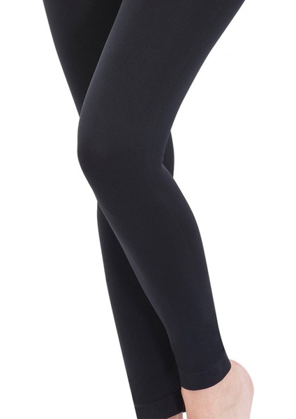 Kadın Siyah 2 Beden Küçülten Yüksek Bel Dikişsiz Korse Tayt modelleri