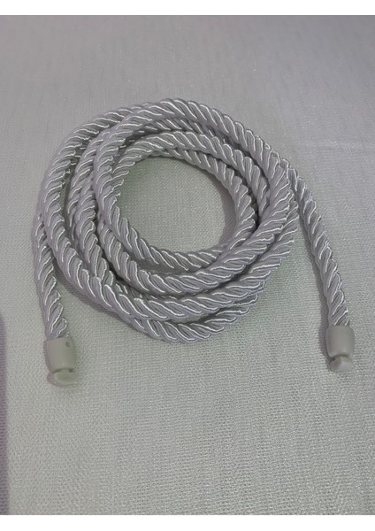 Beyaz Kruvaze Perde Toplama KORDONU(2,50CM)