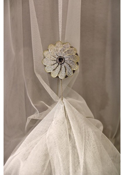 Gold Renk Mıknatıslı Perde Mandalı (1 Adet)