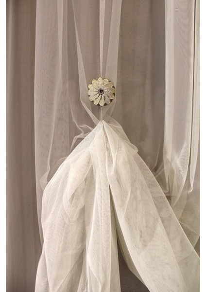 Gold Renk Mıknatıslı Perde Mandalı (1 Adet) fiyatları