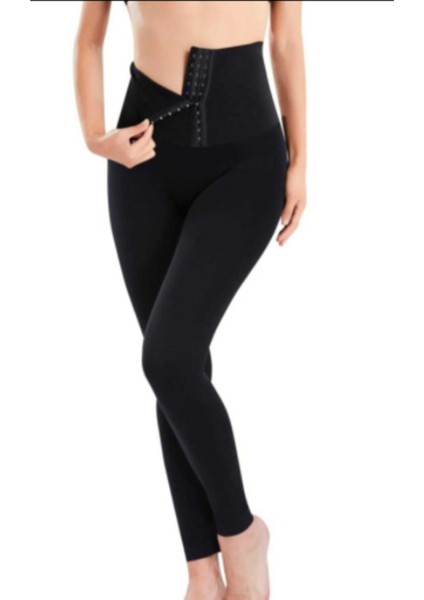 Agraflı Yüksek Bel Korse Tayt 5520