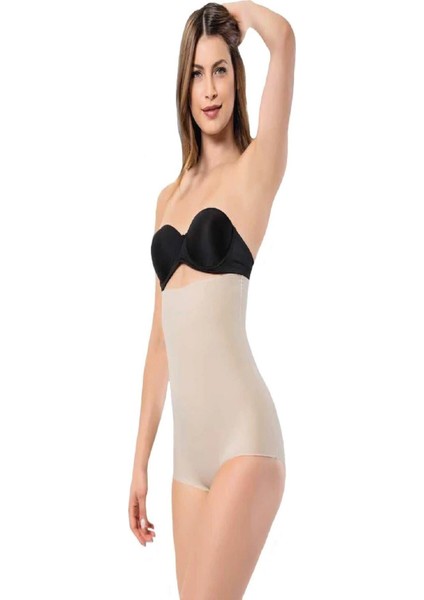 Kadın Lazer Kesim Yüksek Bel Slip Korse 2 Beden Inceltme Garantili