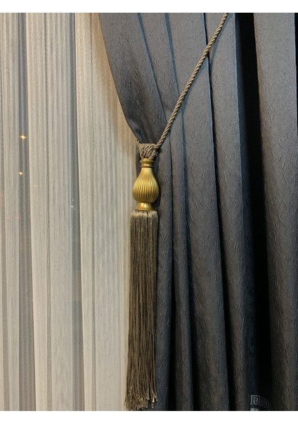 Perde Sarkıt Perde Toplama Orta Süs Püsküllü Aksesuar