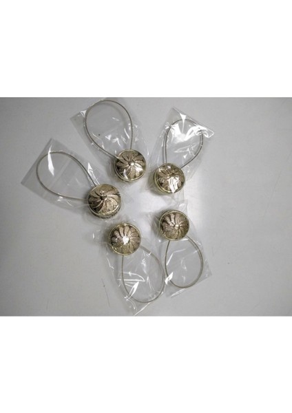 Mıknatıslı Perde Tokası Çiçek Perde Mandalı Gold (5 Adet) fırsatları