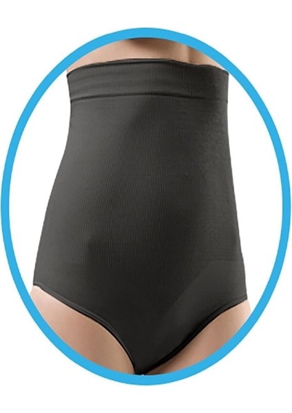 Kadın Siyah Yüksek Bel Şekillendirici Külot Korse